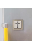 Yuhanna 3:16 Baskılı MDF Magnet 7X7 thumbnail 3