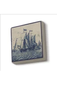 Hollanda Deseni Baskılı Taş Magnet 5X5 thumbnail 1