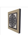 Barok Desen Baskılı MDF Magnet 7X7 thumbnail 5