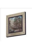 Amsterdam Görseli Baskılı MDF Magnet 7X7 thumbnail 1