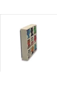 Kediler Baskılı Taş Magnet 5X5 thumbnail 3