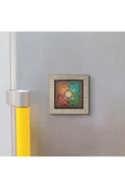 4 Mevsim Ağaç Baskılı MDF Magnet 7X7 thumbnail 3