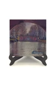 Amsterdam Görseli Baskılı MDF Masaüstlük 10X10 thumbnail 2