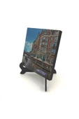 Amsterdam Görseli Baskılı MDF Masaüstlük 10X10 thumbnail 1