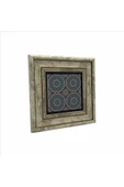 Mandala Baskılı Taş Tablo 20x20 thumbnail 4