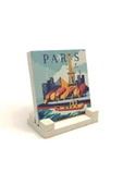 Paris Baskılı Taş Masaüstlük 10X10 thumbnail 2