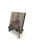 Notre Dame Baskılı MDF Masaüstlük 10X10 thumbnail 1