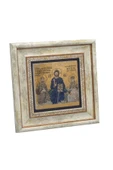 Ayasofya Deesis Mozaiği Baskılı Taş Tablo 20x20 thumbnail 1