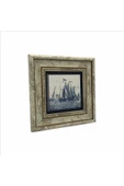 Hollanda Deseni Baskılı Taş Tablo 20x20 thumbnail 4