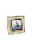 Hollanda Deseni Baskılı Taş Tablo 20x20 thumbnail 1