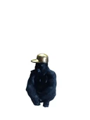 kırılmaz polyester, SİYAH RENK Goril biblo thumbnail 4