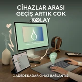 Logitech Pebble Keys 2 K380S Siyah TKL Q Kablosuz Klavye thumbnail 3