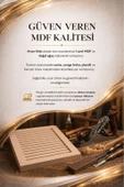 Pera Çekmeceli Şifonyer ve Kitaplık Set thumbnail 4