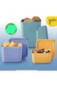 Tupperware KUBİK KARE SAKLAMA KABI 3 LÜ thumbnail 1