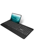 Multimedya Tablet-telefon Standlı Ultra Şık Klavye + Mouse Set Kablosuz Set Wireless Set thumbnail 7
