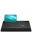 Multimedya Tablet-telefon Standlı Ultra Şık Klavye + Mouse Set Kablosuz Set Wireless Set thumbnail 5