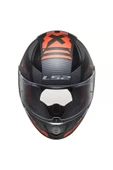 LS2 Rapid Xtreet Siyah Kırmızı Full Face Motor Kaskı thumbnail 2