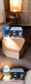 Ahşap altlıklı ışıklı küre thumbnail 2