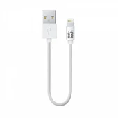 Nettech NT-26 Plastik 20 Cm Lightning Şarj ve Data Kablosu (Beyaz) thumbnail 1
