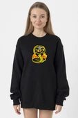 Cobra Kai Logo Siyah Kadın 2ip Sweatshirt thumbnail 1