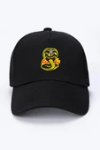 Cobra Kai Logo Siyah Fileli Şapka thumbnail 1