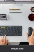 Logitech  M350 910-005718 Siyah Sessiz Optik Kablosuz Mouse thumbnail 3
