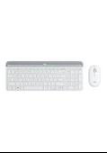 Logitech MK470 Kablosuz İnce İngilizce Q Klavye + Mouse Seti thumbnail 2