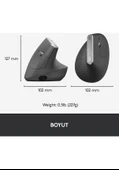 Logitech MX Vertical Advanced Ergonomic Mouse thumbnail 12