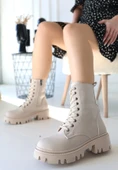 Flona Bej Cilt Bağcıklı Bot thumbnail 2