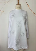 ÇİÇEK NAKIŞLI SWEATSHIRT thumbnail 1