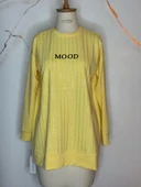 SIRA TAŞLI NAKIŞLI SWEATSHIRT thumbnail 1
