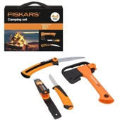 Fiskars 1025439 SET X5 Balta-SW73 Testere ve Kamp Bıçağı thumbnail 1