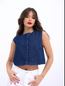 7335 KOT YELEK-MAVİ thumbnail 3