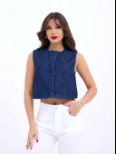 7335 KOT YELEK-MAVİ thumbnail 1