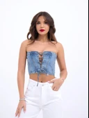 6878 KOT CROP-MAVİ thumbnail 1