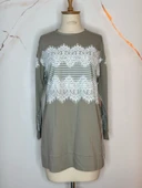 ŞERİT DANTEL DETAYLI SWEATSHIRT thumbnail 1