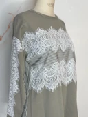 ŞERİT DANTEL DETAYLI SWEATSHIRT thumbnail 2