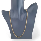 Fox Tail Gold Çelik Zincir 60 cm thumbnail 2
