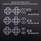 PS4 001 010 011 İç Lastik Takımı Silikon İletken Seti Playstation 4 Kol Tamir Yedek Parça thumbnail 2