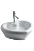 LENA TEZGAH ÜSTÜ ÇANAK LAVABO E-4152 BEYAZ thumbnail 4