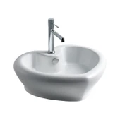 LENA TEZGAH ÜSTÜ ÇANAK LAVABO E-4152 BEYAZ thumbnail 1
