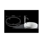 LENA TEZGAHÜSTÜ LAVABO E-3051 thumbnail 1