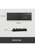 Lecoo Kb101 Siyah Kablolu Klavye thumbnail 5