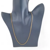 Örgü Çelik Zincir 60 cm Gold thumbnail 2