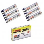 Min 0.7 Mm Cetvelli Kalem Ucu 75 Mm Mikro Uç 6 Adet thumbnail 1