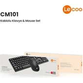 Lecoo Cm101 Siyah Kablolu Mouse & Klavye Set thumbnail 9