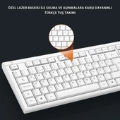 Lecoo Kw200 Kablosuz Klavye & Mouse Set Beyaz thumbnail 5