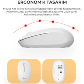 Lecoo Kw200 Kablosuz Klavye & Mouse Set Beyaz thumbnail 3