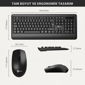 Lecoo Kw202 Kablosuz Klavye & Mouse Set Siyah thumbnail 3