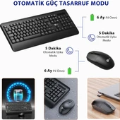 Lecoo Kw202 Kablosuz Klavye & Mouse Set Siyah thumbnail 2